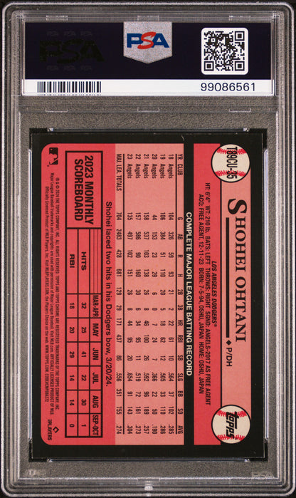2024 Topps Update Silver Pack Shohei Ohtani #T89CU-35 PSA 10