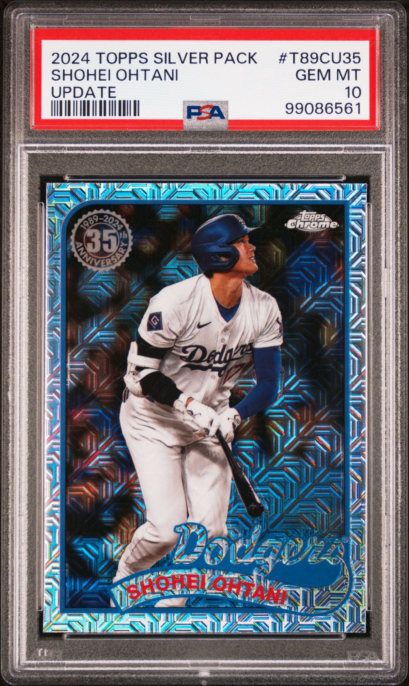 2024 Topps Update Silver Pack Shohei Ohtani #T89CU-35 PSA 10
