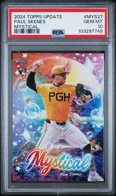 2024 Topps Update Mystical #MYS27 Paul Skenes PSA 10 - Front