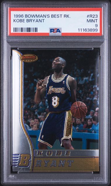 1996 Bowman's Best #R23 Kobe Bryant PSA 9 - Front