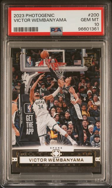 2023-24 Panini Photogenic Victor Wembanyama PSA 10