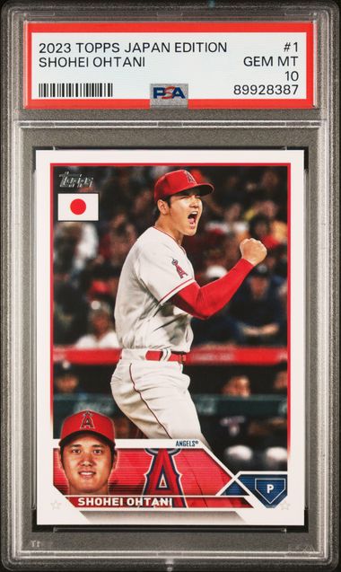 2023 Topps Baseball Japan Edition #1 Shohei Ohtani PSA 10 - Front