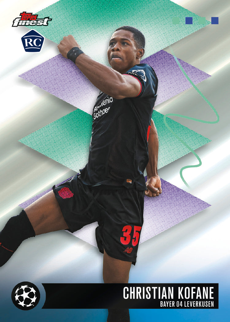 2025-26 Topps Finest UEFA Club Competitions Soccer Christian Kofane