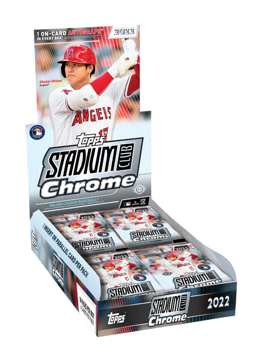 2022 Topps Stadium Club Chrome Baseball Hobby Box