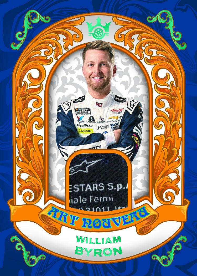2026 Panini Track Kings Racing William Byron Art Nouveau Card