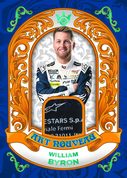 2026 Panini Track Kings Racing William Byron Art Nouveau Card