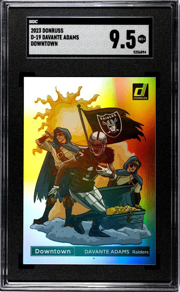 2023 Donruss Downtown #D-19 Davante Adams SGC 9.5
