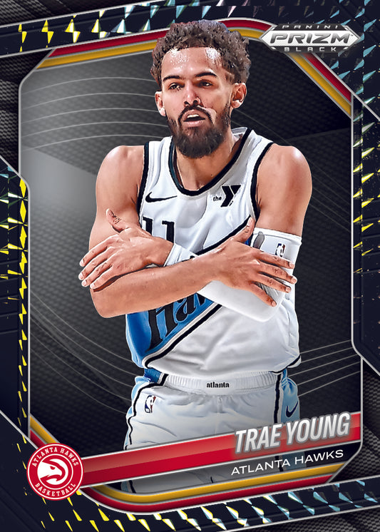2024-25 Panini Prizm Black Trae Young Black Finite