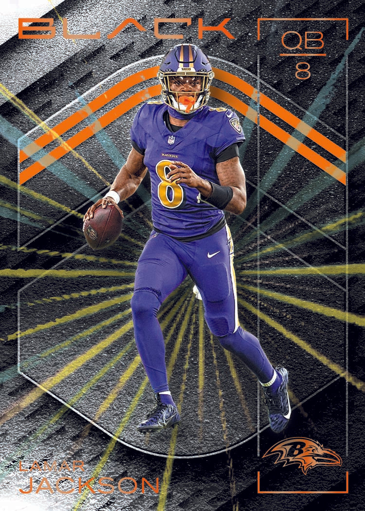 2025 Panini Black Football Lamar Jackson