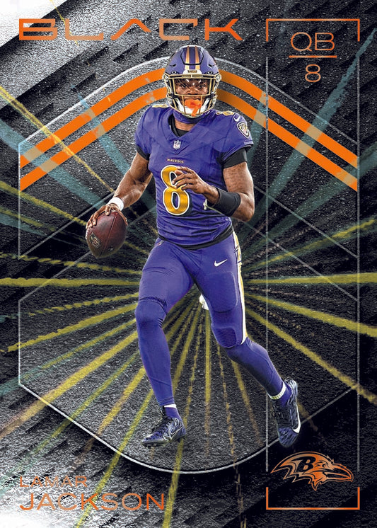2025 Panini Black Football Lamar Jackson