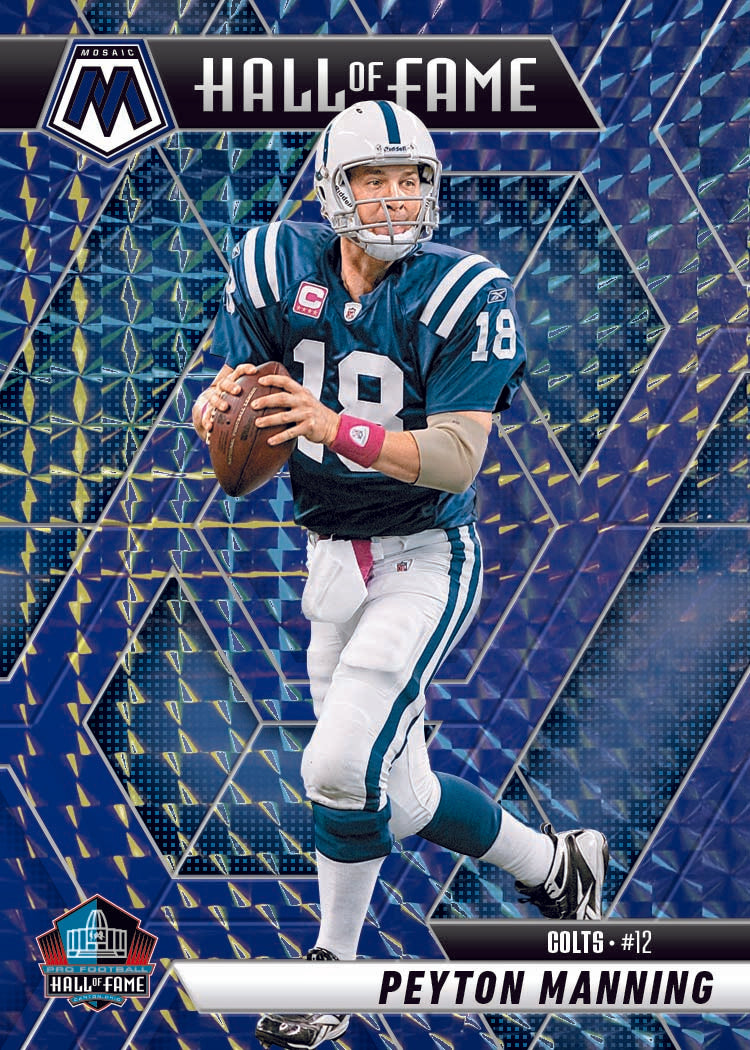 2025 Panini Mosaic Football Blue Peyton Manning