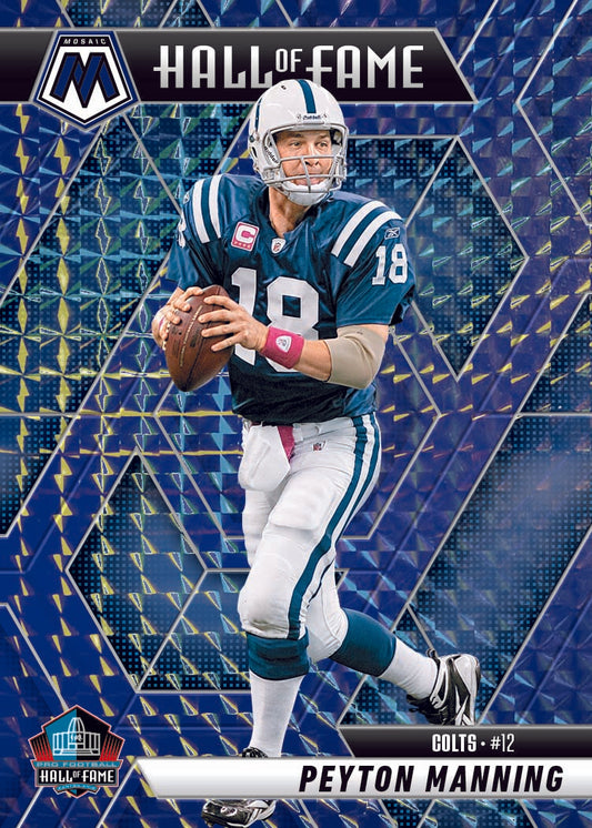 2025 Panini Mosaic Football Blue Peyton Manning