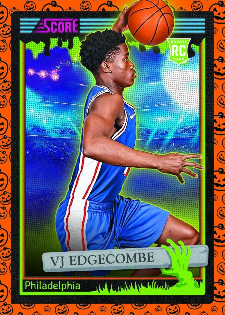 2026 Panini Score-A-Treat VJ Edgecombe Base Pumpkins Card