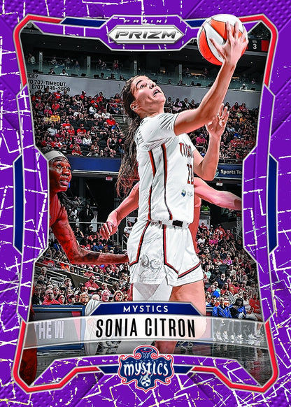 2026 Panini Prizm WNBA Basketball Sonia Citron Base Purple Velocity Card
