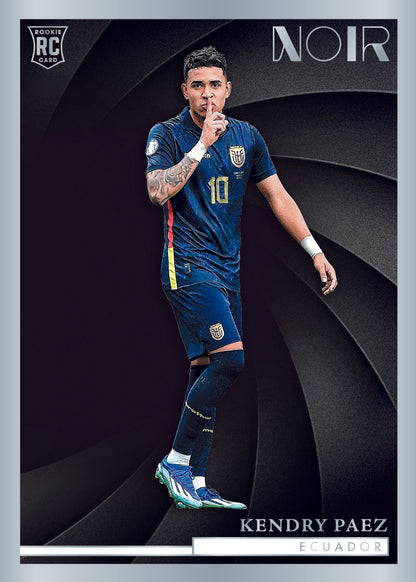 2024-25 Panini Noir FIFA Soccer Kendry Paez