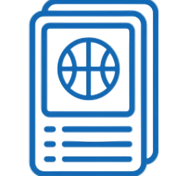 basketball card graphic