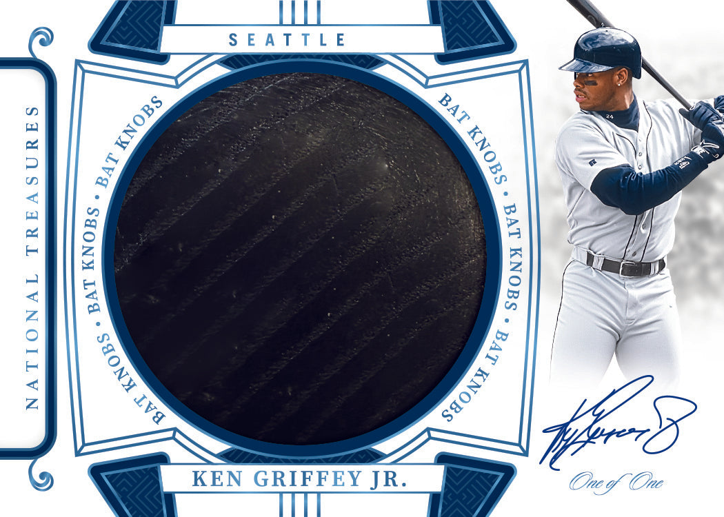 2025 Panini National Treasures Baseball Bat Knobs Auto Ken Griffey Jr.