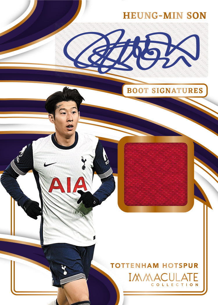 2024-25 Panini Immaculate Soccer Boot Signatures Heung-Min Son