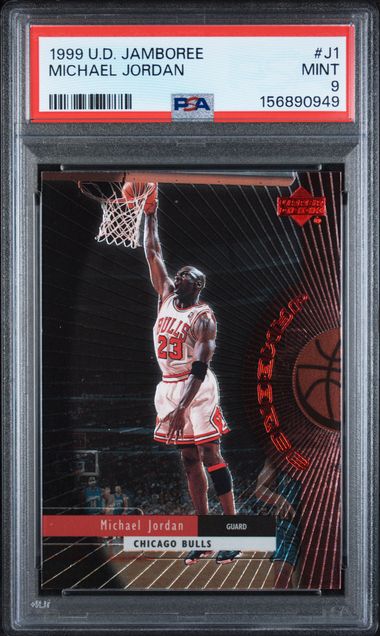1999 Upper Deck Jamboree #J1 Michael Jordan PSA 9 - Back