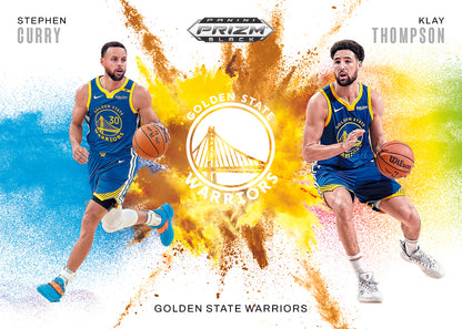 2024-25 Panini Prizm Black Color Blast Dual Stephen Curry & Klay Thompson