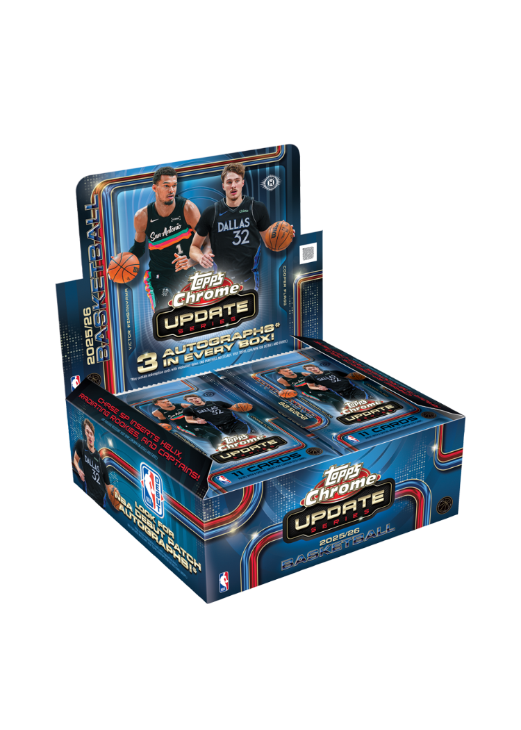 2025-26 Topps Chrome Update Basketball Jumbo Box