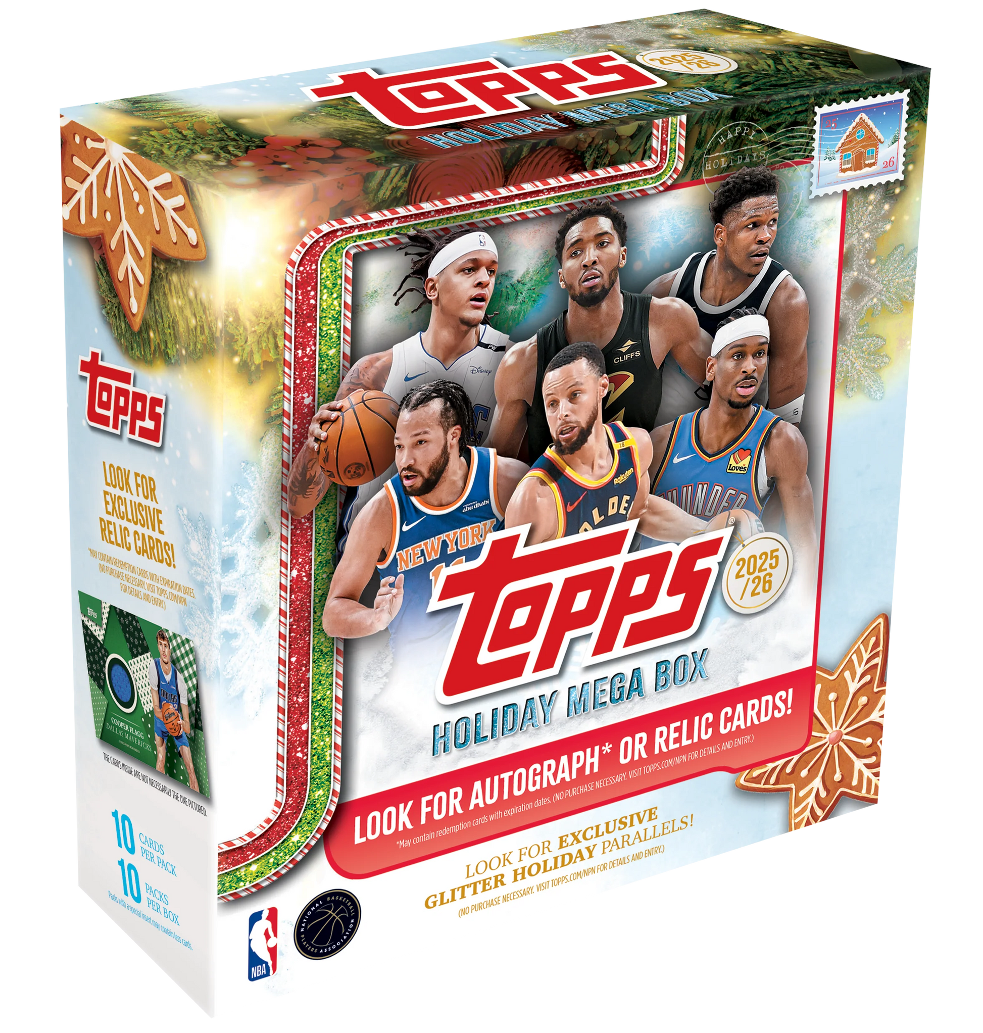 2025-26 Topps Holiday Basketball Mega Box