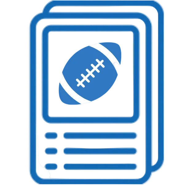 football card graphic