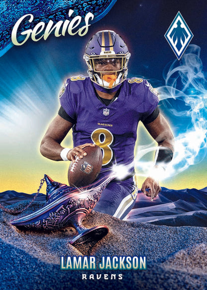 2025 Panini Phoenix Football Genies Lamar Jackson