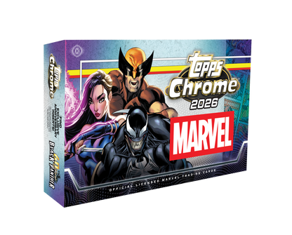 2026 Topps Chrome Marvel Comics Hobby Box