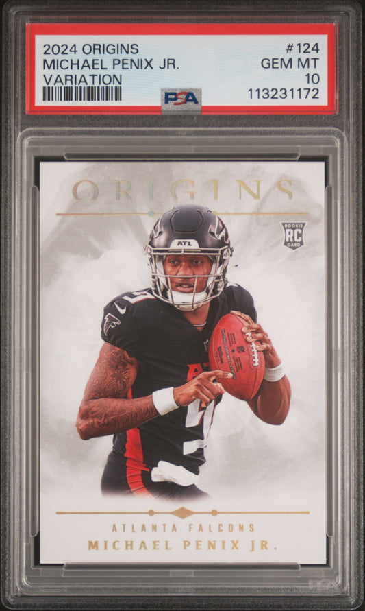 2024 Panini Origins Variation Michael Penix Jr. #124 PSA 10 