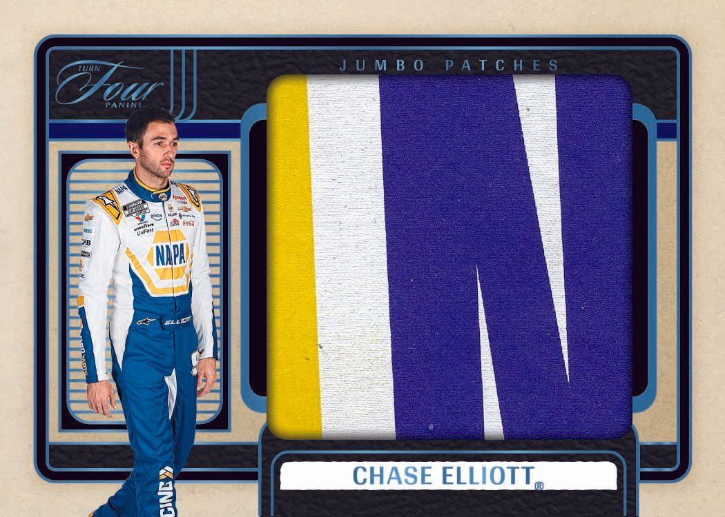 2025 Panini Turn Four Racing Jumbo Patches Chase Elliott