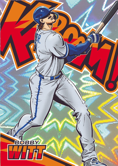 2026 Panini Donruss Elite Baseball Bobby Witt Kaboom! Card