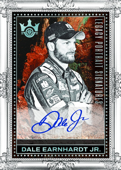 2026 Panini Track Kings Racing Dale Earnhardt Jr. Legacy Portrait Signatures Canvas Autographed Card