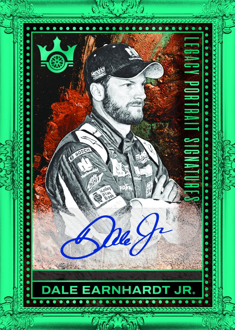 2026 Panini Track Kings Racing Dale Earnhardt Jr. Legay Portrait Signatures Card