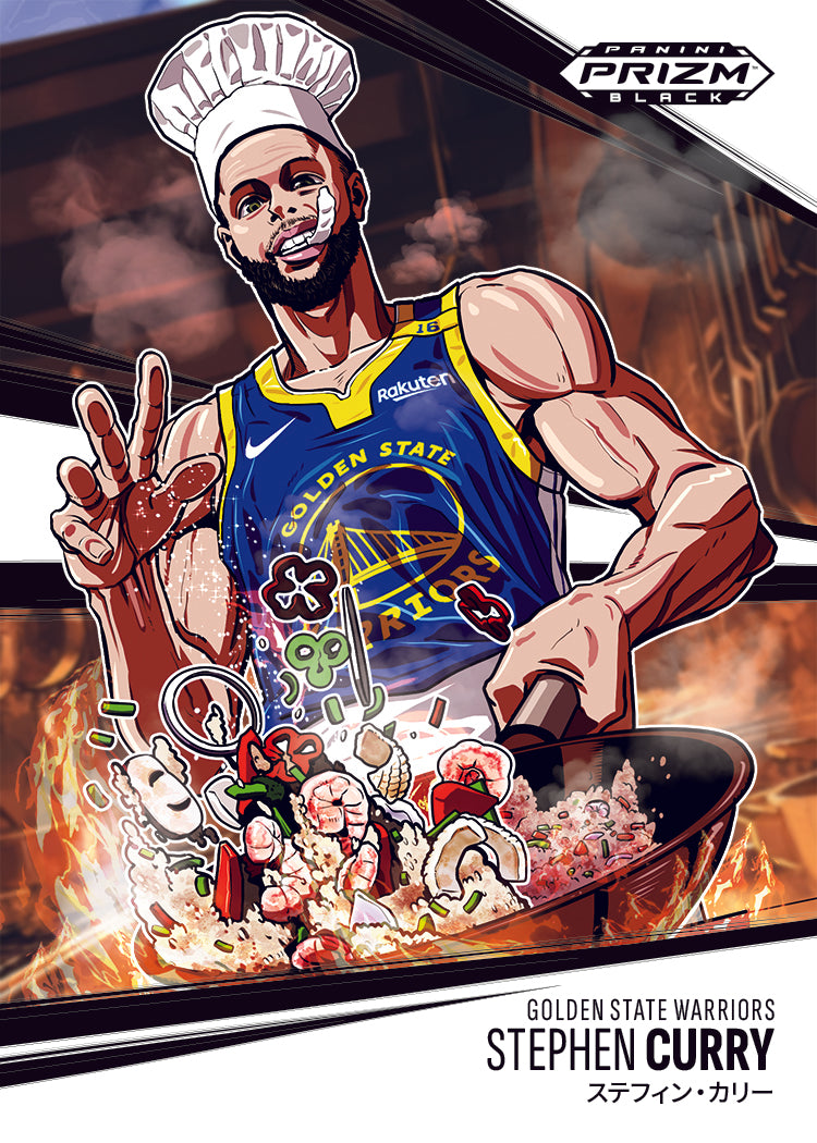 2024-25 Panini Prizm Black Stephen Curry Manga
