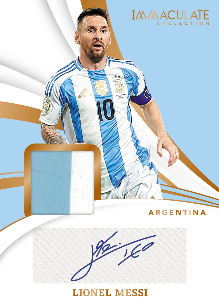 2024-25 Panini Immaculate Soccer Patch Auto Lionel Messi