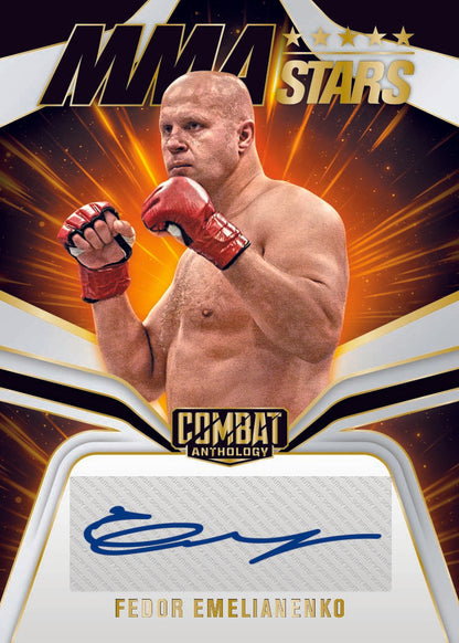 2025 Panini Combat Anthology MMA Stars Autograph Fedor Emelianenko
