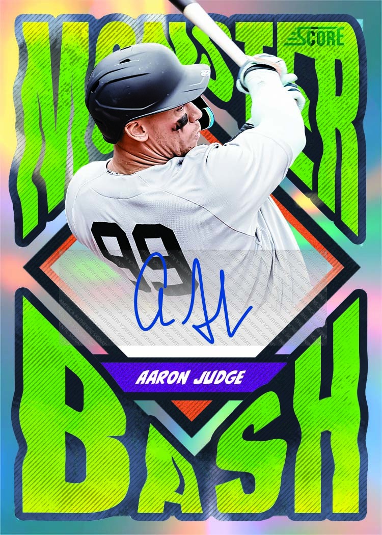 2026 Panini Score-A-Treat Monster Bash Aaron Judge Autographed Card