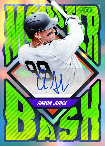 2026 Panini Score-A-Treat Monster Bash Aaron Judge Autographed Card