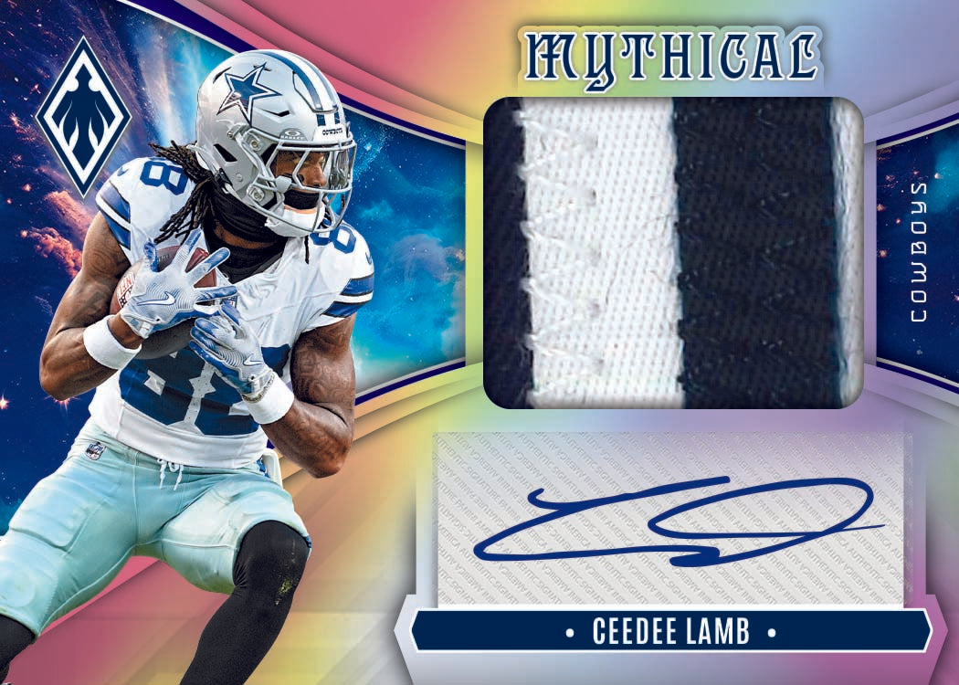 2025 Panini Phoenix Football Mythical Materials Autographs Ceedee Lamb