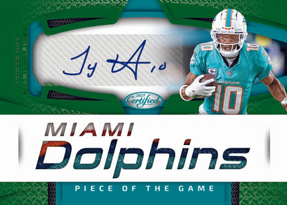 2025 Panini Certified Football Piece of the Game Autograph