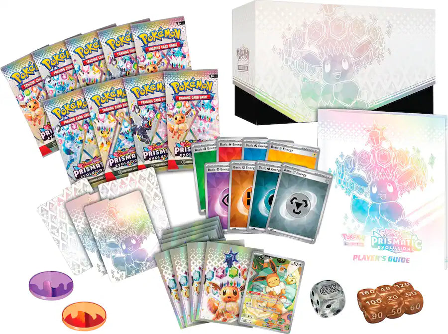 Pokémon Scarlet & Violet Prismatic Evolutions Elite Trainer Box