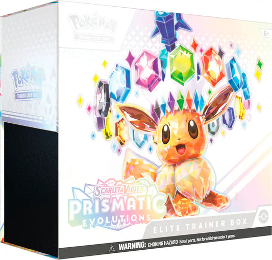 Pokémon Scarlet & Violet Prismatic Evolutions Elite Trainer Box