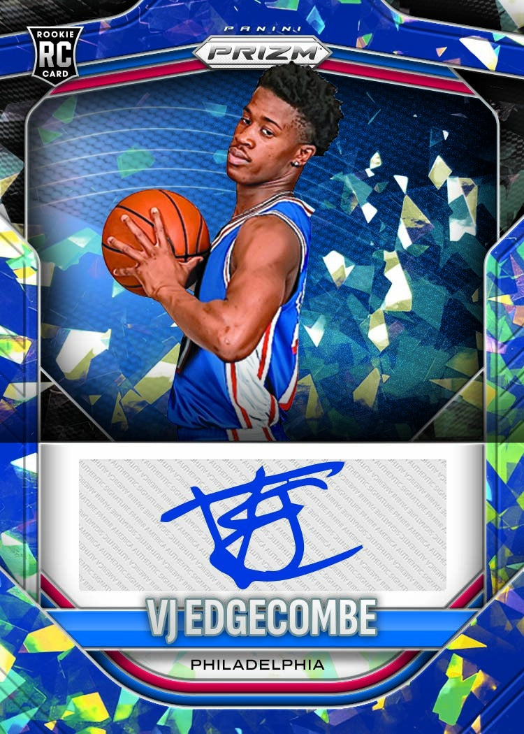 2025-26 Panini Prizm Basketball Base Prizm Autographs VJEdgecombe