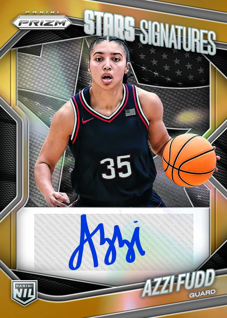 2025-26 Panini Prizm Basketball Stars Signatures Azzi Fudd