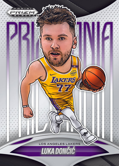 2024-25 Panini Prizm Black Luka Doncic Prizmania