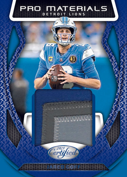 2025 Panini Certified Football Pro Materials Jared Goff