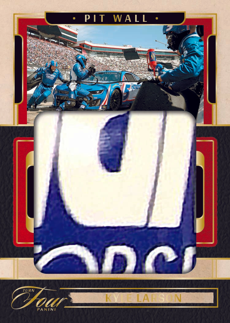 2025 Panini Turn Four Racing Pit Wall Kyle Larson