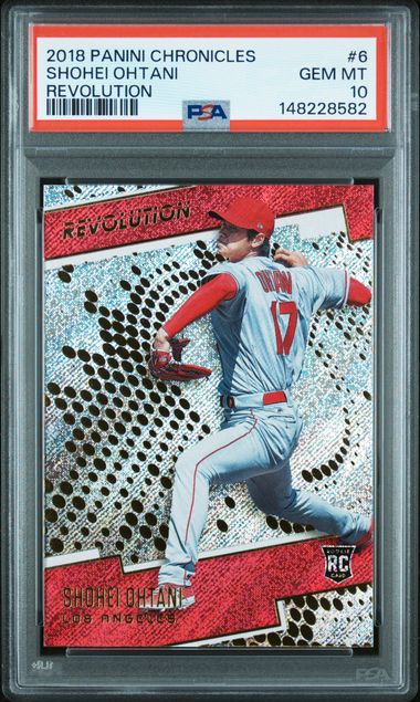 2018 Panini Chronicles Revolution #6 Shohei Ohtani PSA 10 - Front