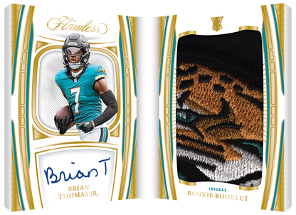 2024 Panini Flawless Football Rookie Booklet Brian Thomas Jr. 